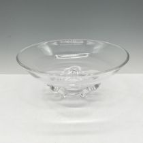 Steuben Clear Crystal Glass Footed Bowl