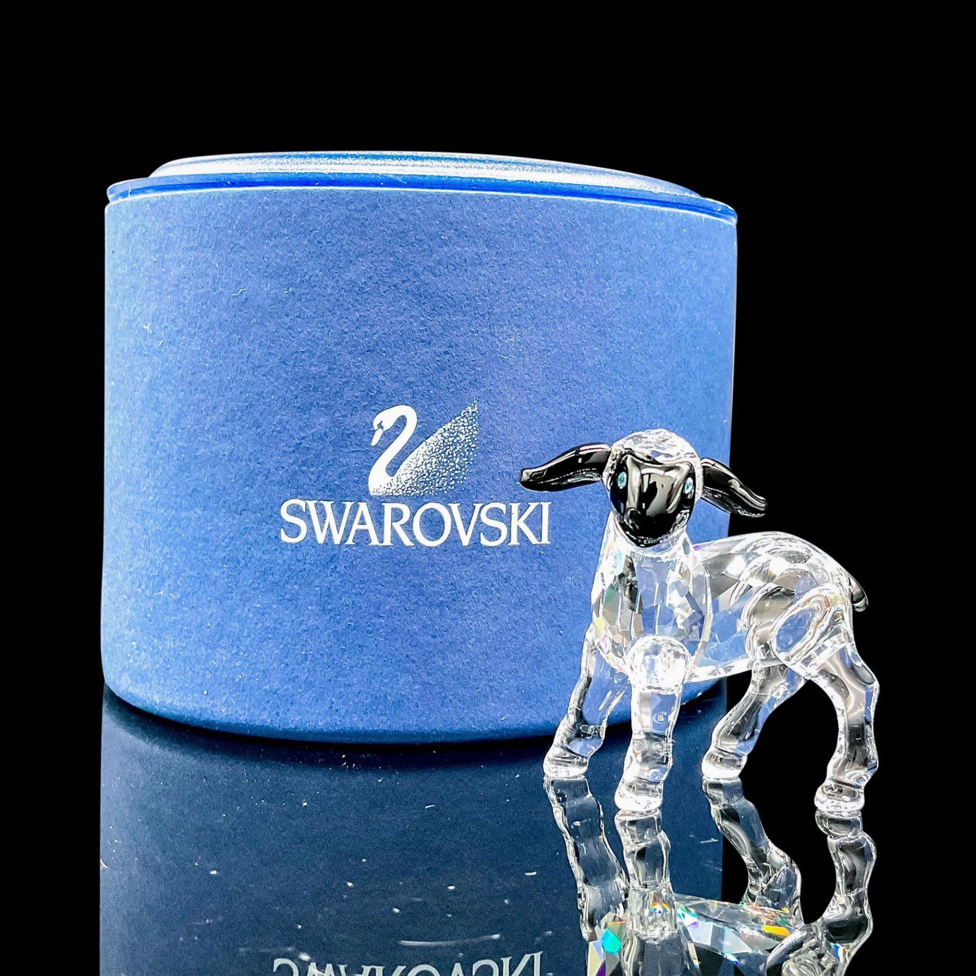 Swarovski Crystal Figurine, Little Blackhead Lamb 654305 - Bild 2 aus 4