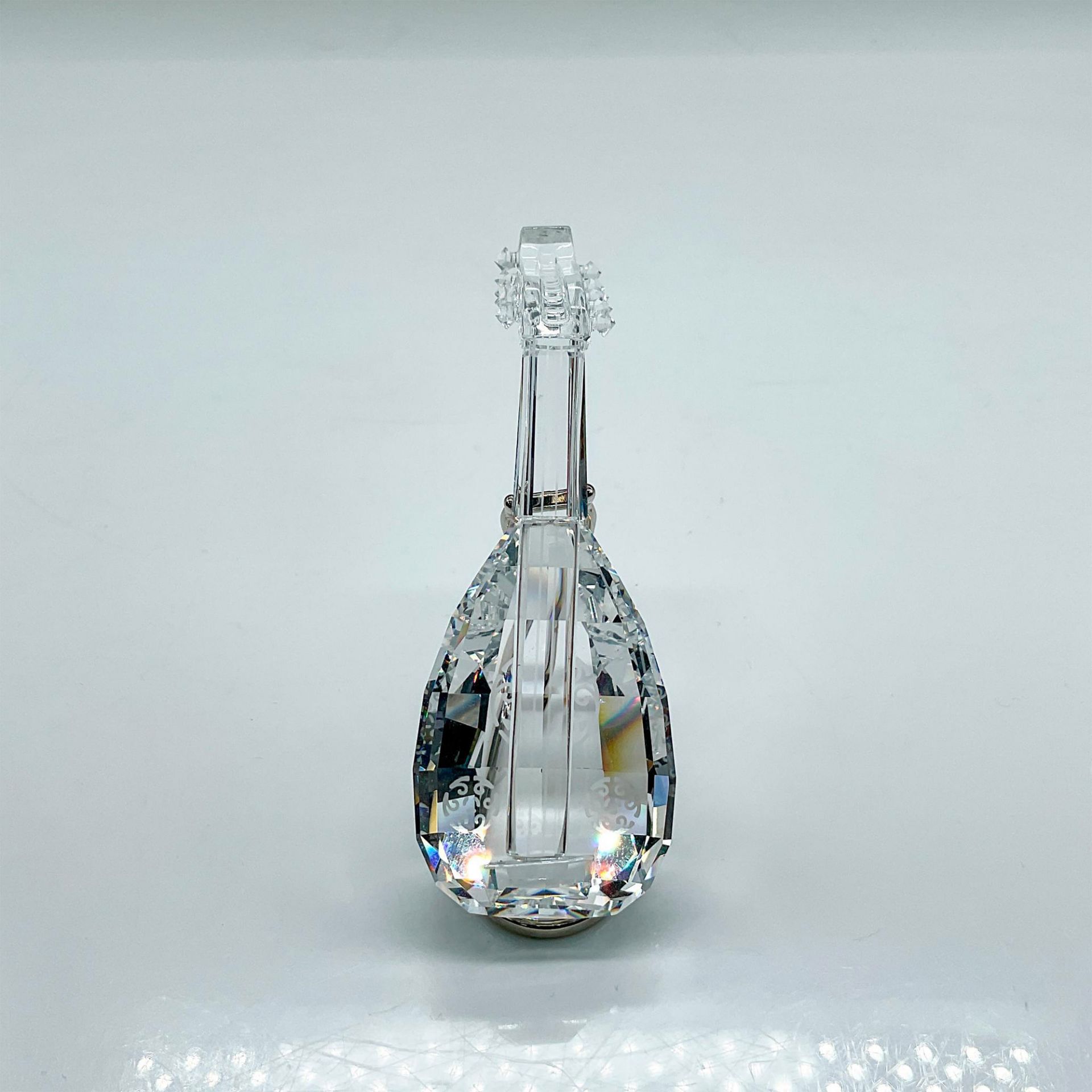 Swarovski Silver Crystal Figurine, Lute on Stand - Bild 2 aus 4