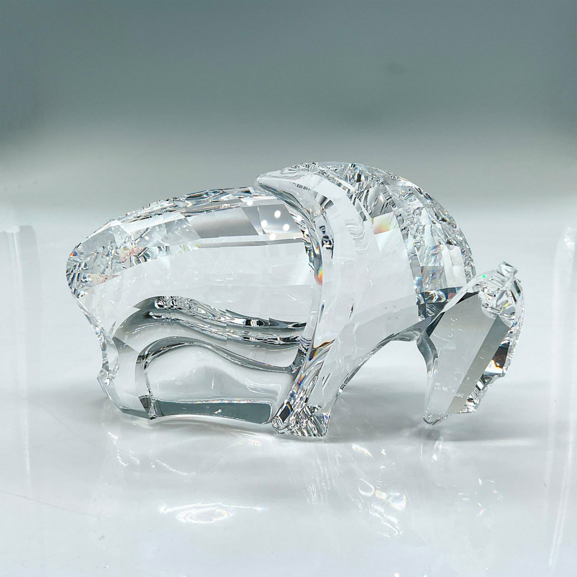 Swarovski Silver Crystal Figurine, The Buffalo
