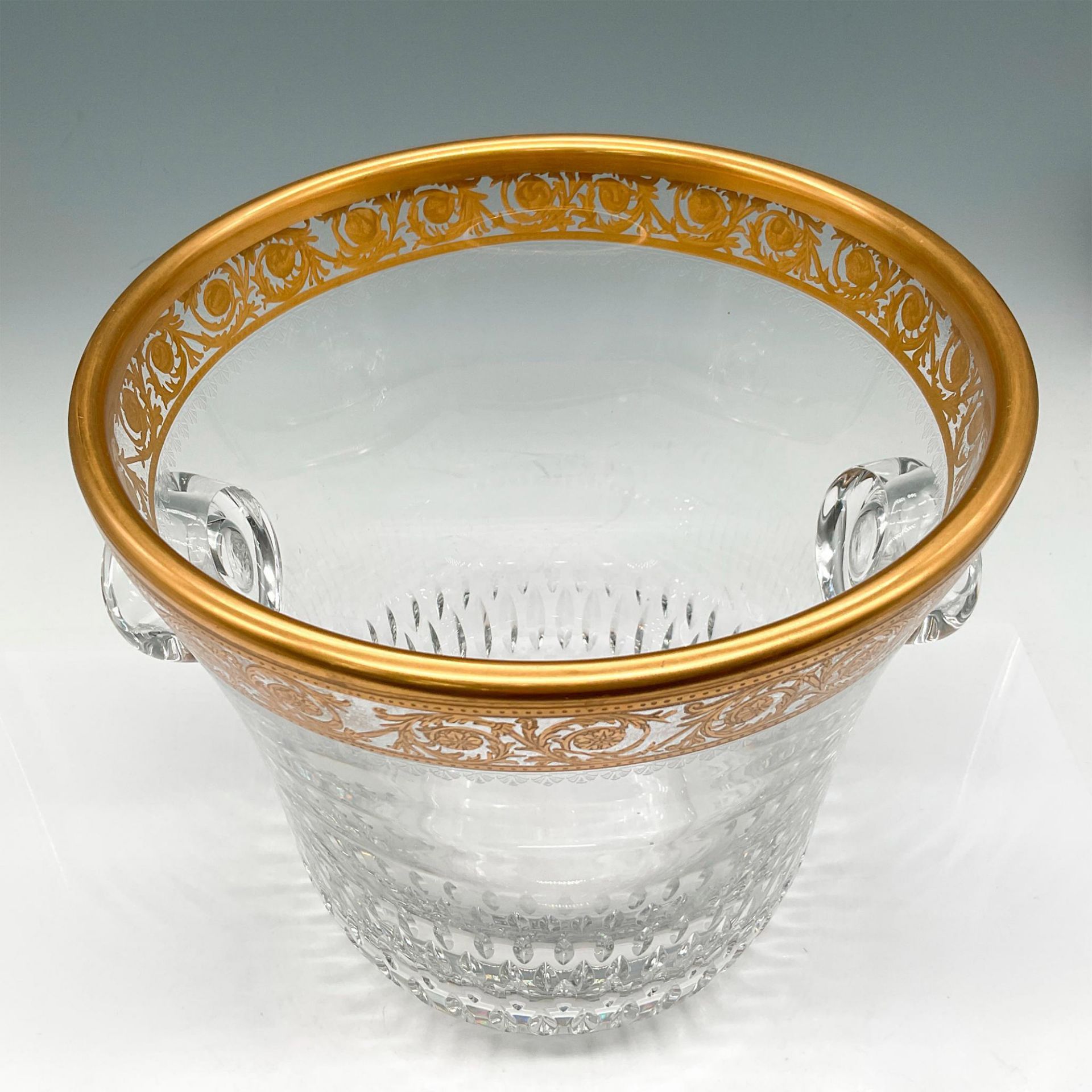 Saint Louis Crystal Thistle Gold Ice Bucket - Image 2 of 4