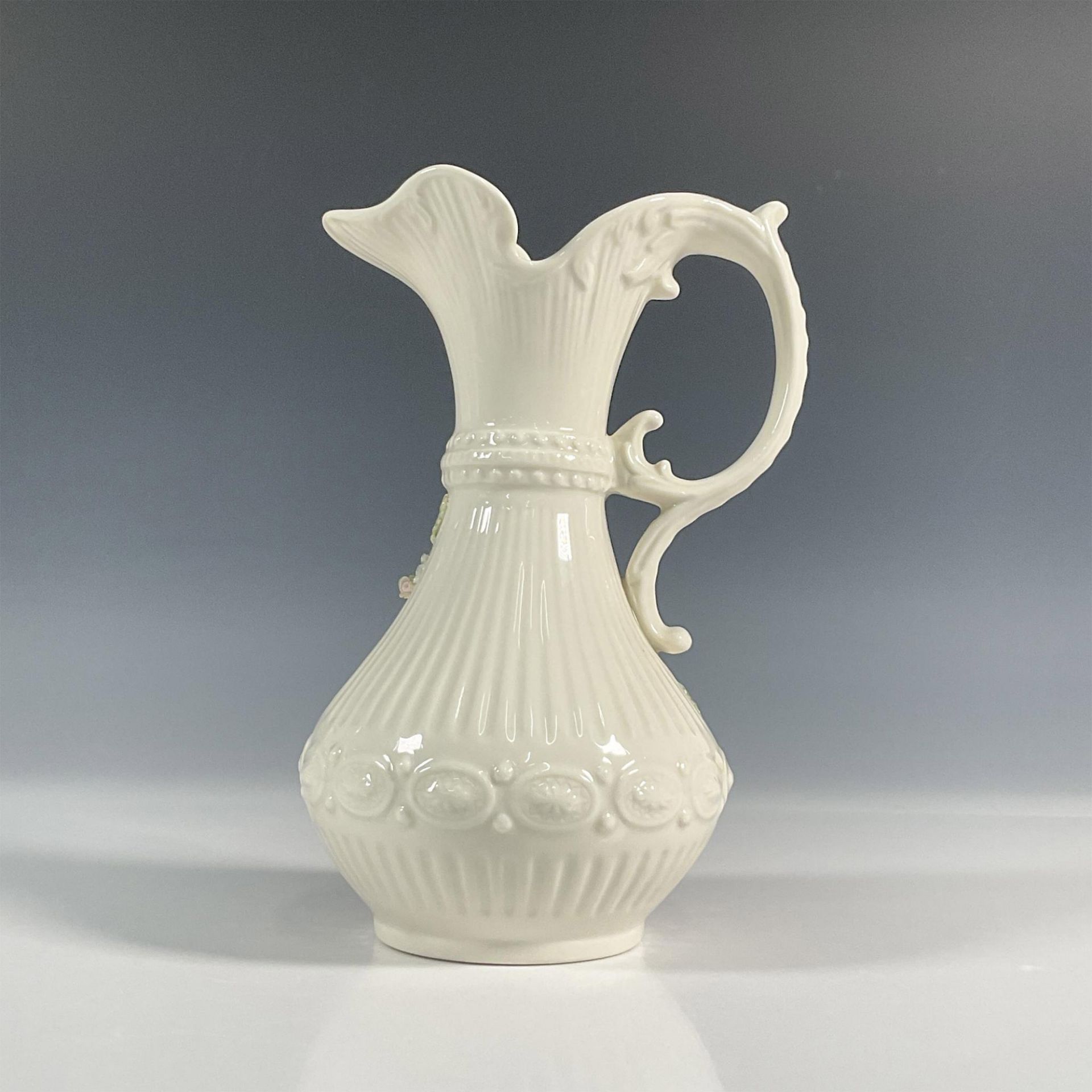 Belleek Pottery Porcelain Aberdeen Pitcher - Image 2 of 6