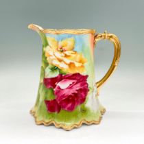 Coronet Limoges Porcelain Pitcher, Roses