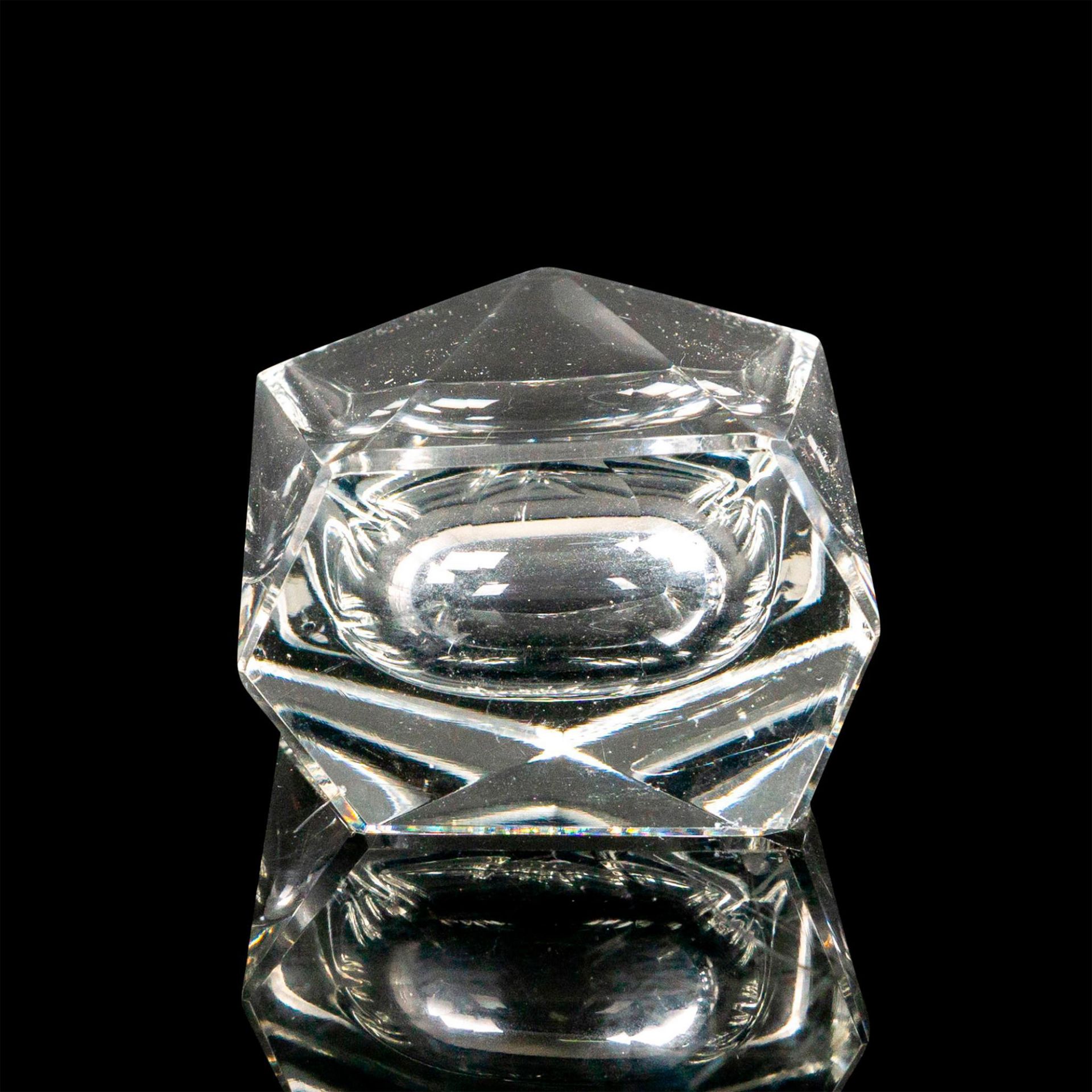 Vintage Hexagonal Shape Rim And Base Shot Glass - Image 4 of 4