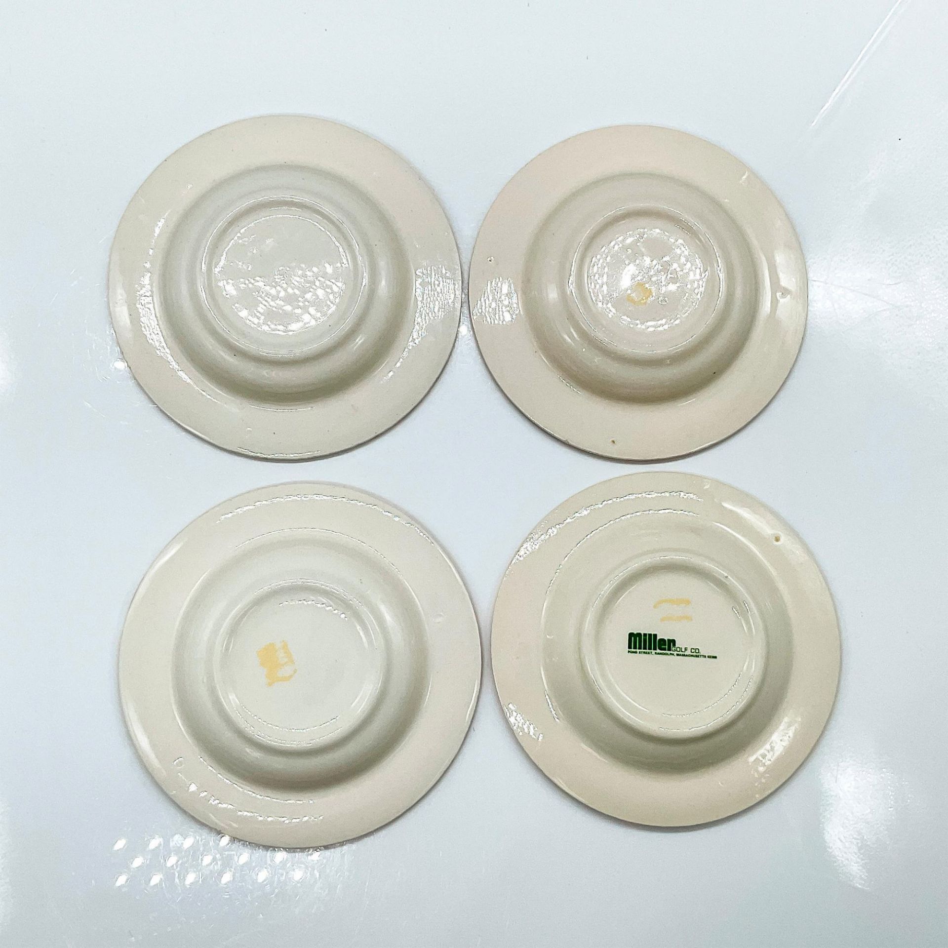 4pc Souvenir Ceramic Ashtrays - Bild 2 aus 2