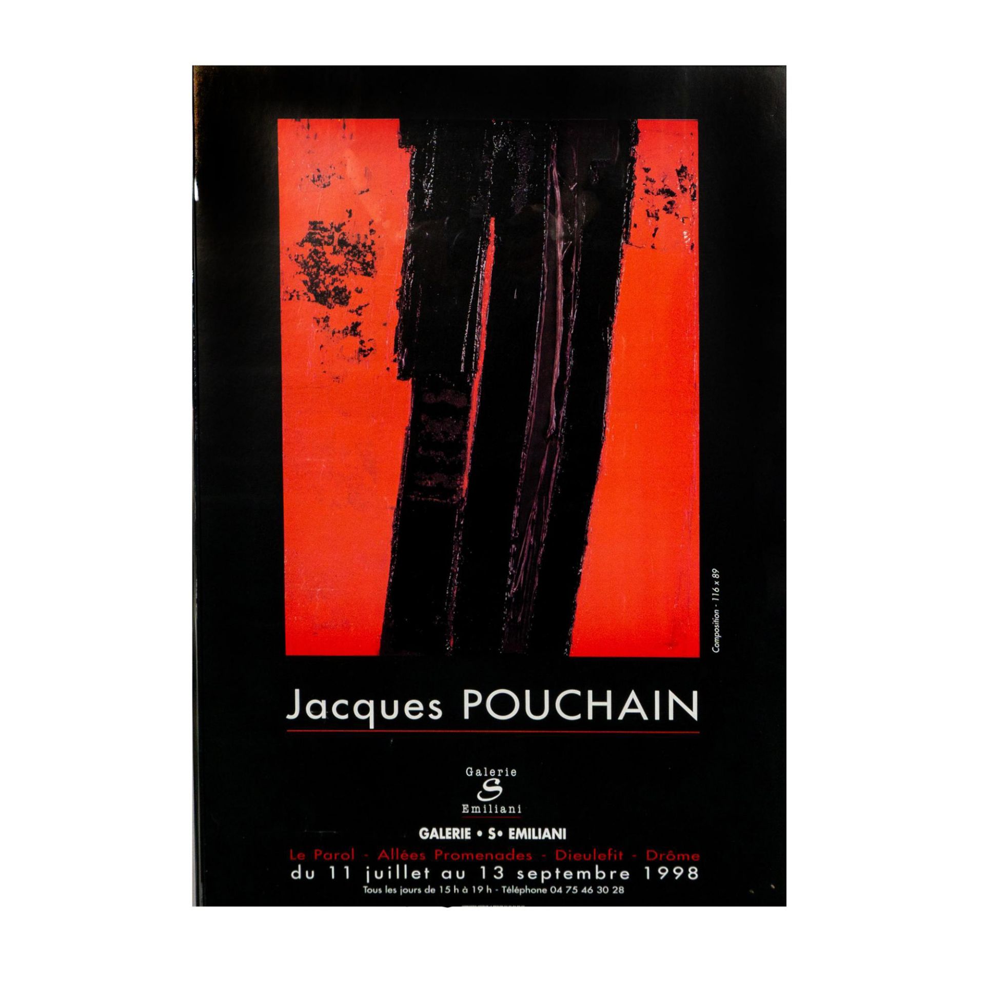 Jacques Pouchain, Exhibition Poster Galerie Emiliani - Image 2 of 4