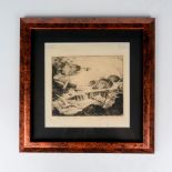 Mildred Bryant Brooks, Original Etching on Paper, Signed