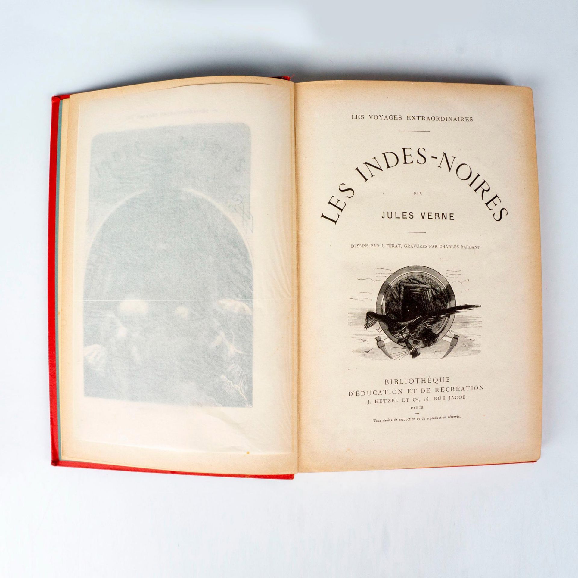 Jules Verne, Les Indes Noires, Au Steamer Red Macaron - Bild 4 aus 4