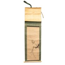 Japanese Wall Hanging Cherry Blossom Scroll