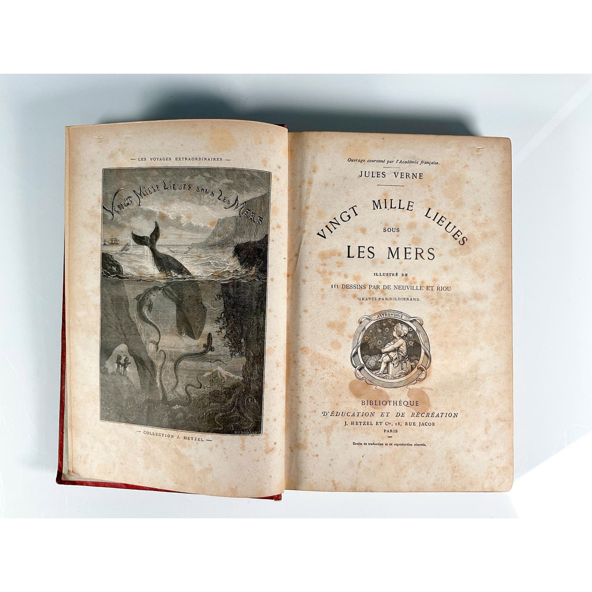 Jules Verne, 20.000 Lieues Sous Les Mer, A La Banniere - Bild 3 aus 4