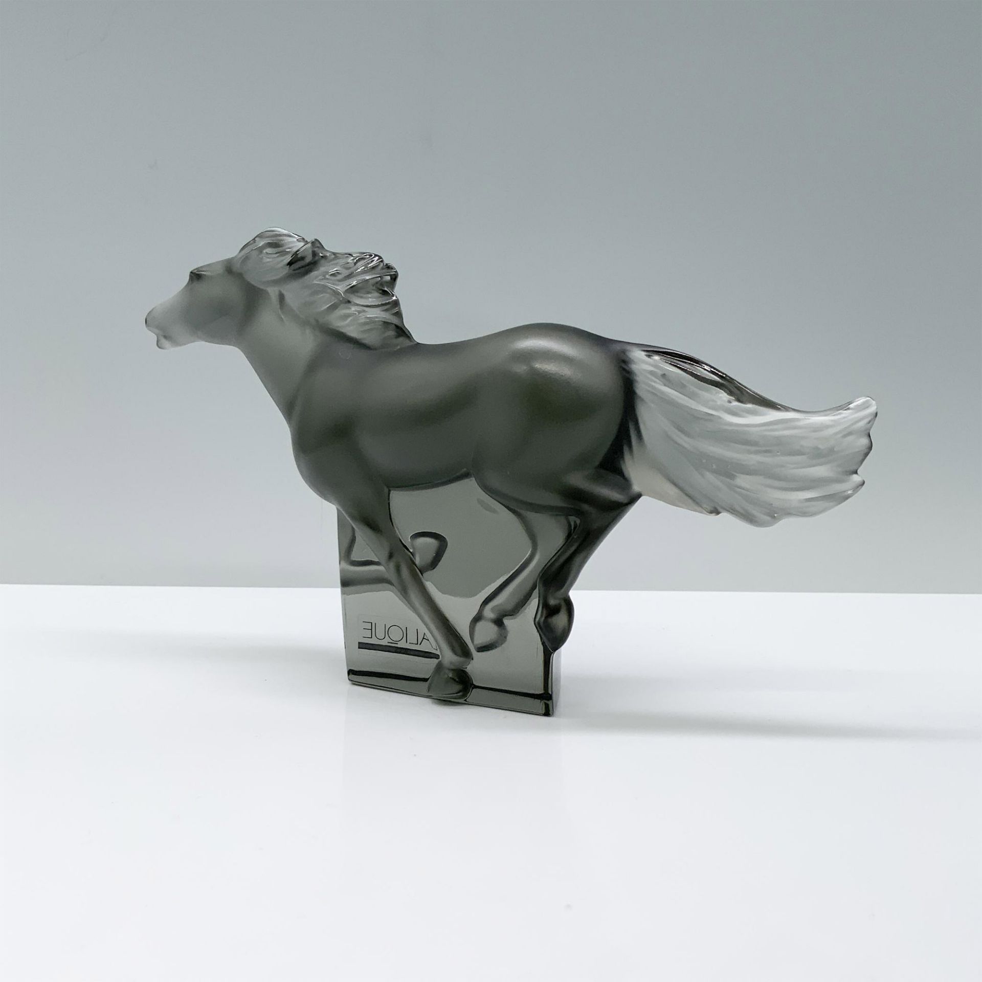 Lalique Crystal Figurine, Gray Kazak Horse - Bild 2 aus 3