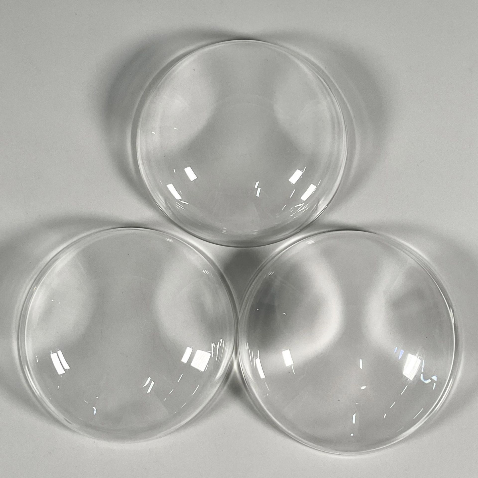 3pc Steuben Glass Dessert Bowls - Image 3 of 7