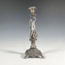 Brazilian or Portuguese Colonial Silver Candlestick