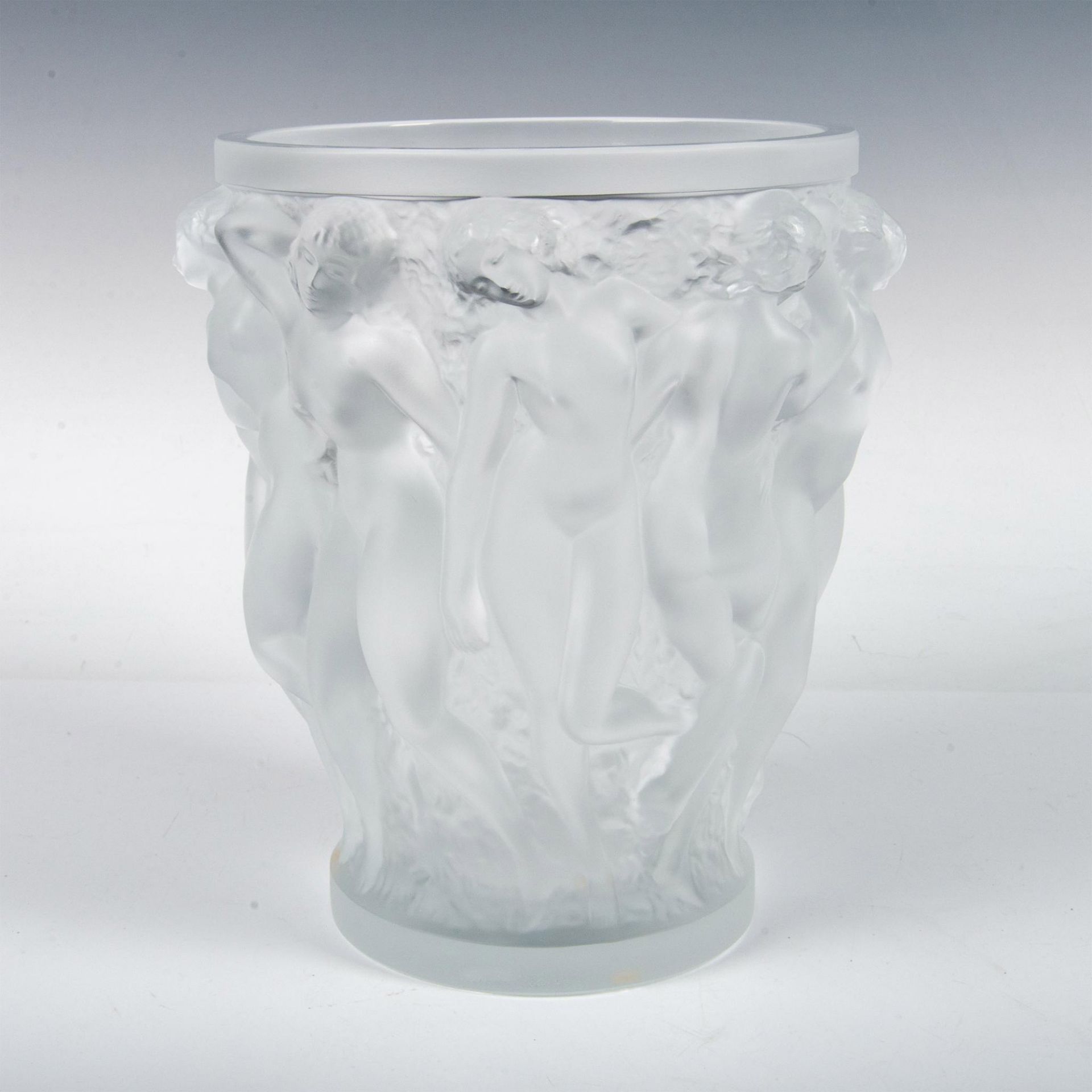 Lalique Crystal Bacchantes Vase - Image 2 of 4
