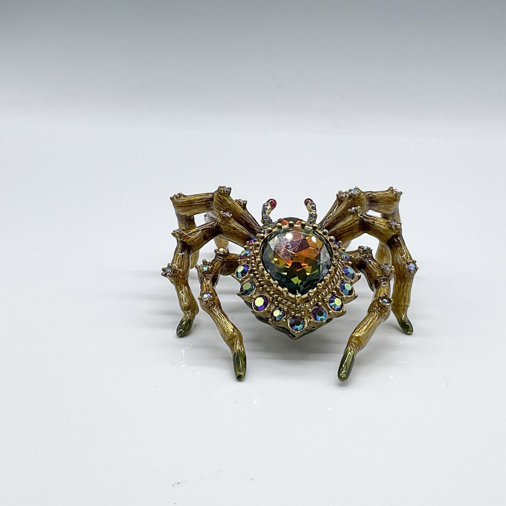 Limited Edition Jay Strongwater Jeweled Spider Clock - Bild 3 aus 5
