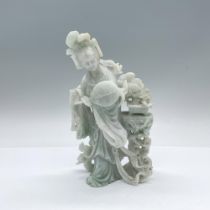 Chinese Jade Guanyin Figurine