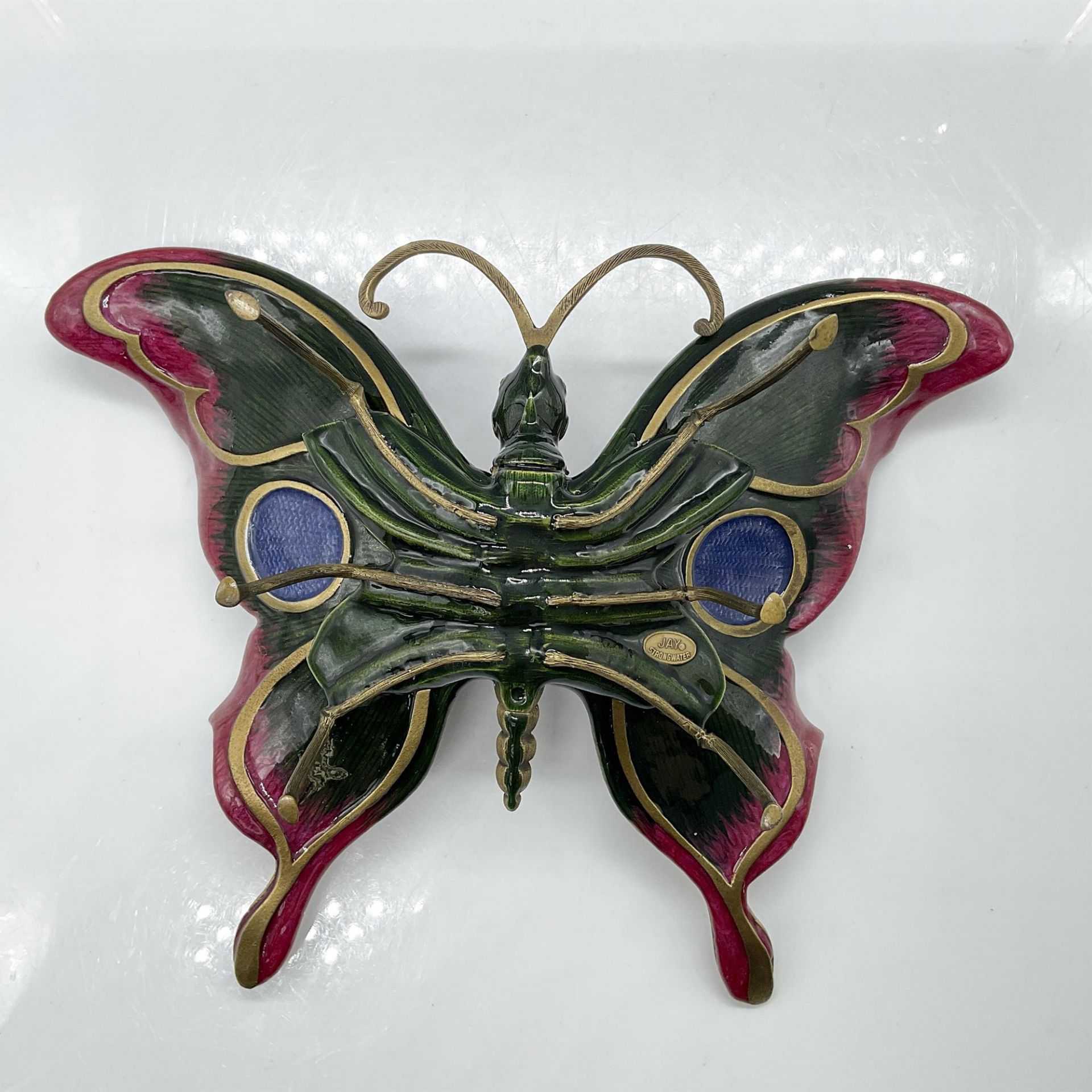 Jay Strongwater and Swarovski Large Butterfly Figurine - Bild 4 aus 4