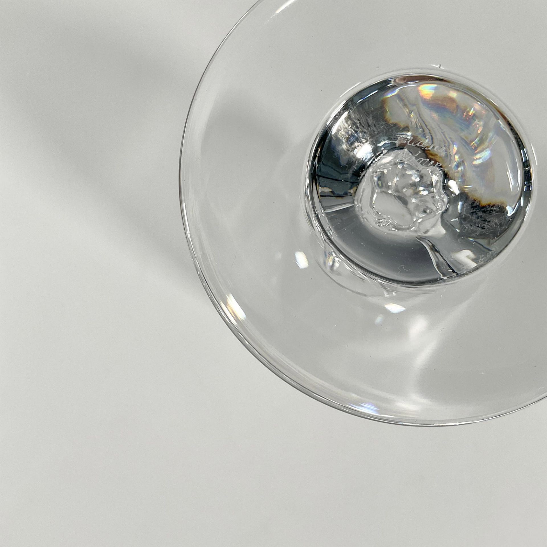 6pc Lalique Crystal Burgundy Wine Glasses, Frejus - Image 4 of 4