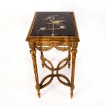 French Louis XVI Style Pietra Dura Side Table