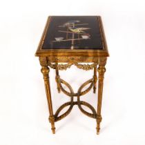 French Louis XVI Style Pietra Dura Side Table