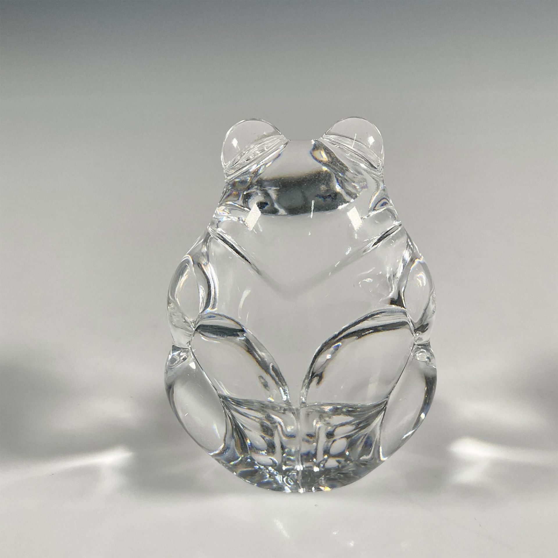 Steuben Art Glass Seated Bear Figurine - Bild 2 aus 4