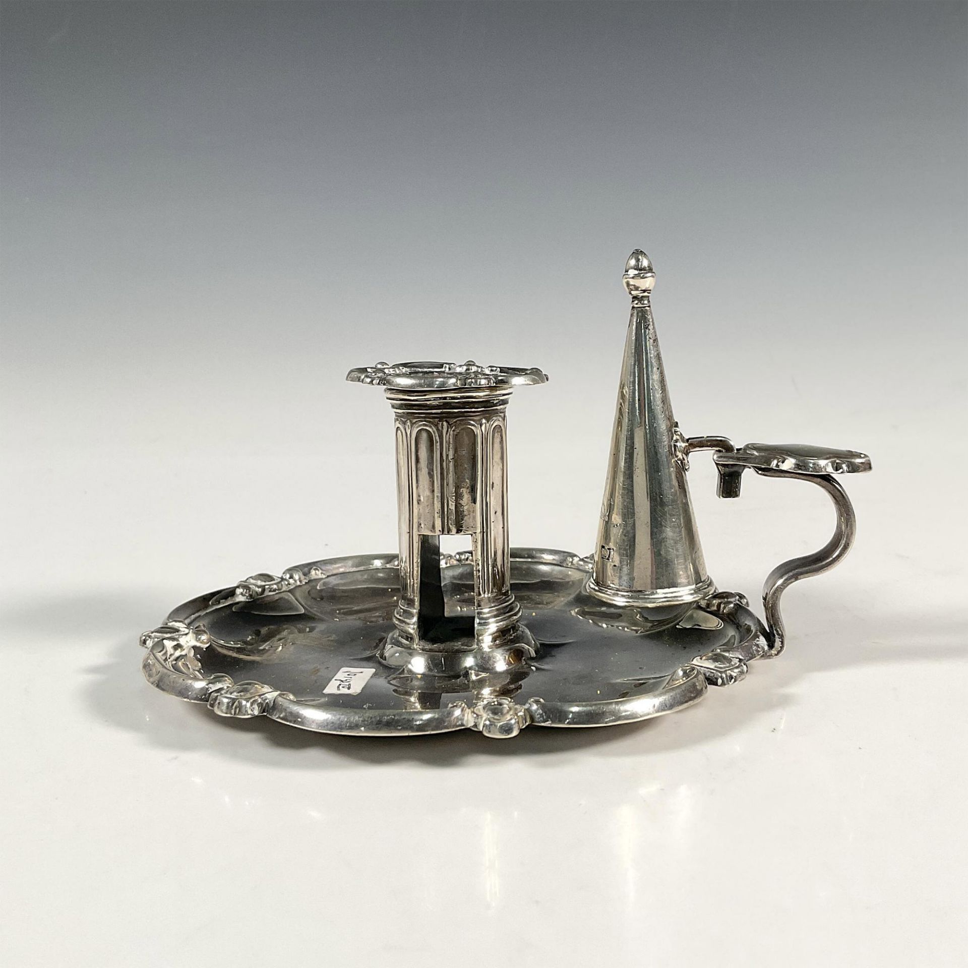 Henry Wilkinson and Co Victorian Silver Chamberstick - Image 4 of 5