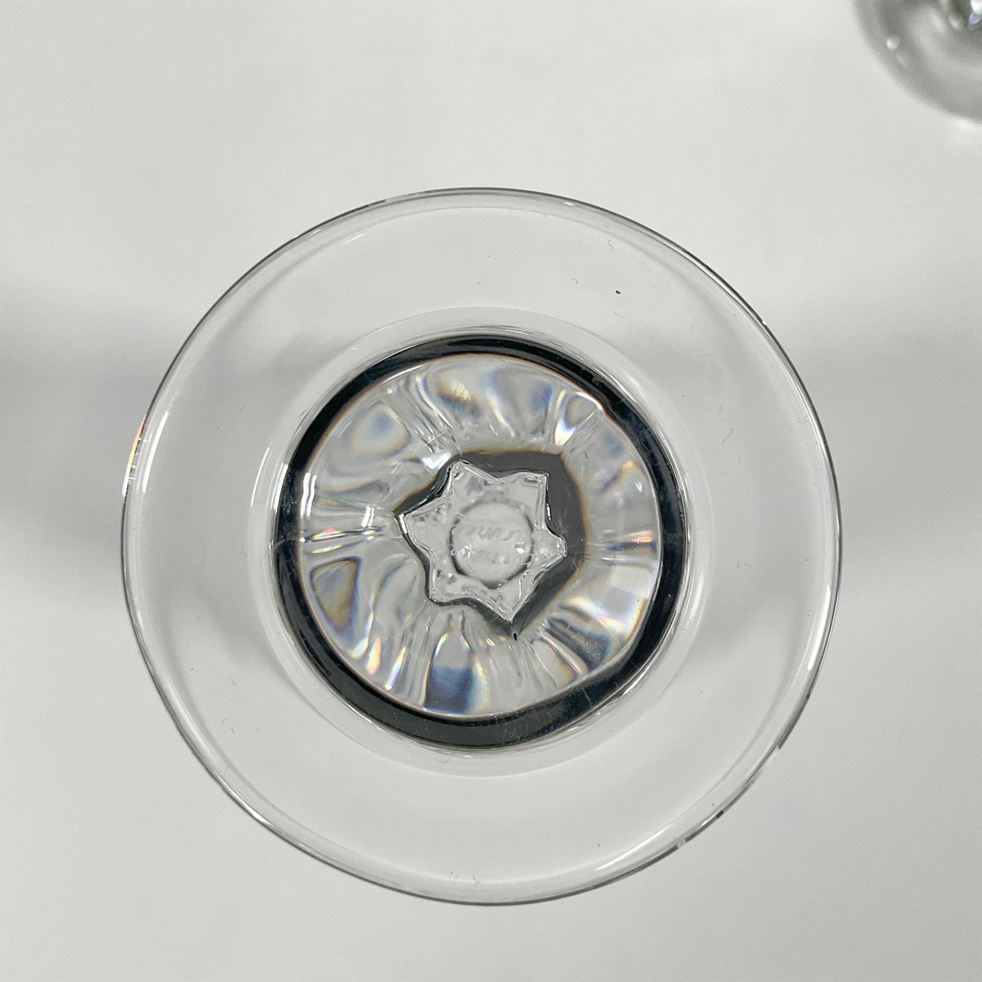 6pc Lalique Crystal Sherry Glasses, Frejus - Image 4 of 4