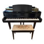 1980s Yamaha Baby Grand Piano, G Series