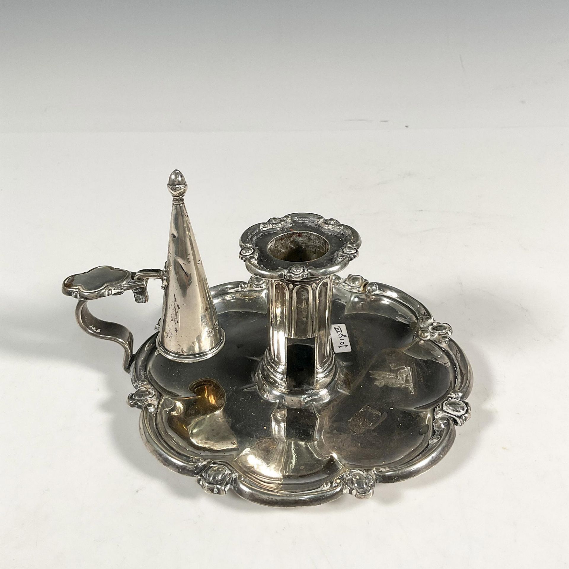 Henry Wilkinson and Co Victorian Silver Chamberstick - Image 2 of 5