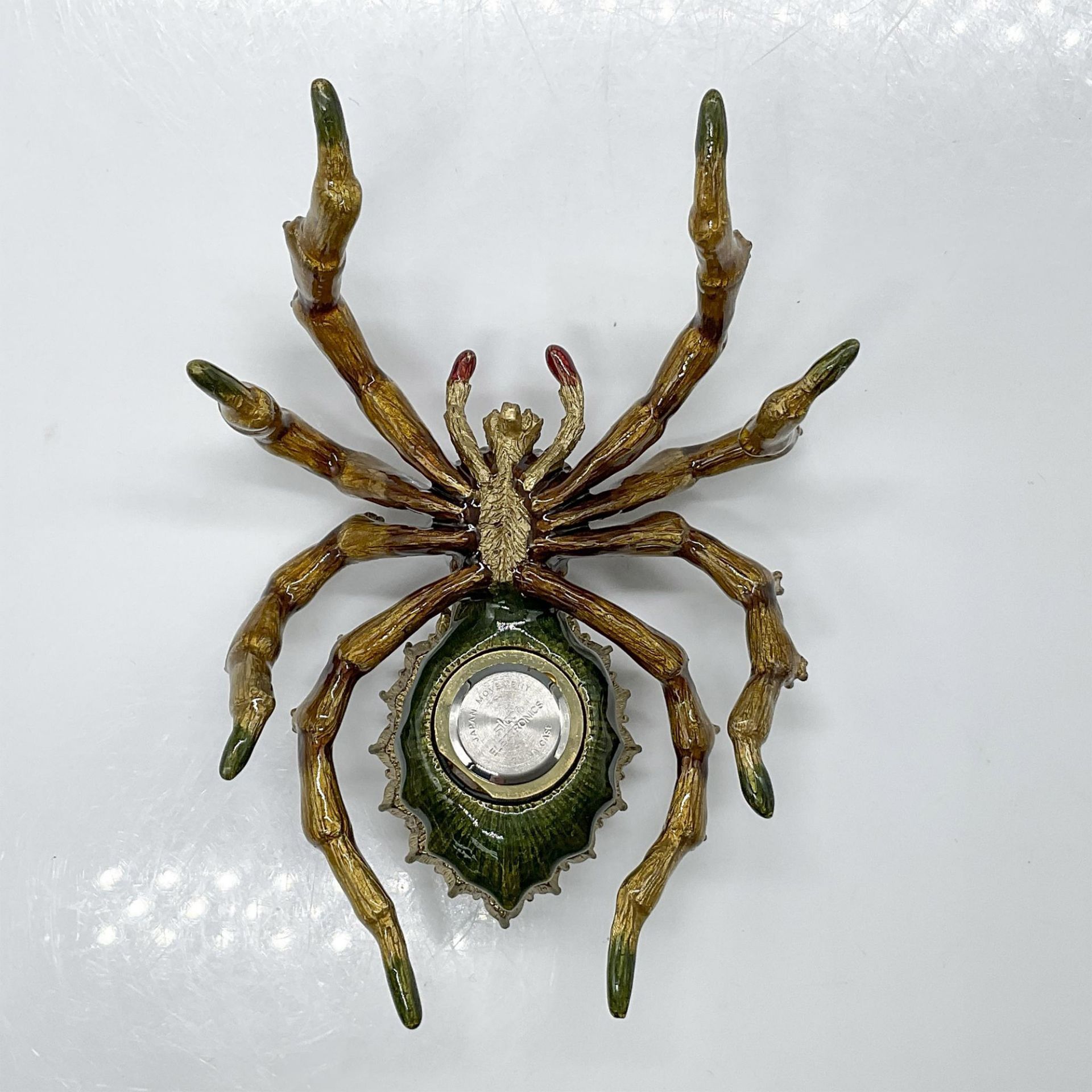 Limited Edition Jay Strongwater Jeweled Spider Clock - Bild 5 aus 5
