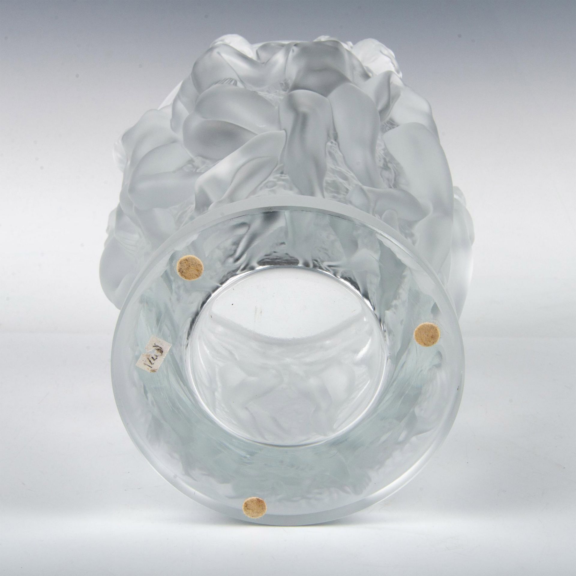 Lalique Crystal Bacchantes Vase - Image 4 of 4