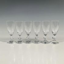 6pc Lalique Crystal Sherry Glasses, Frejus