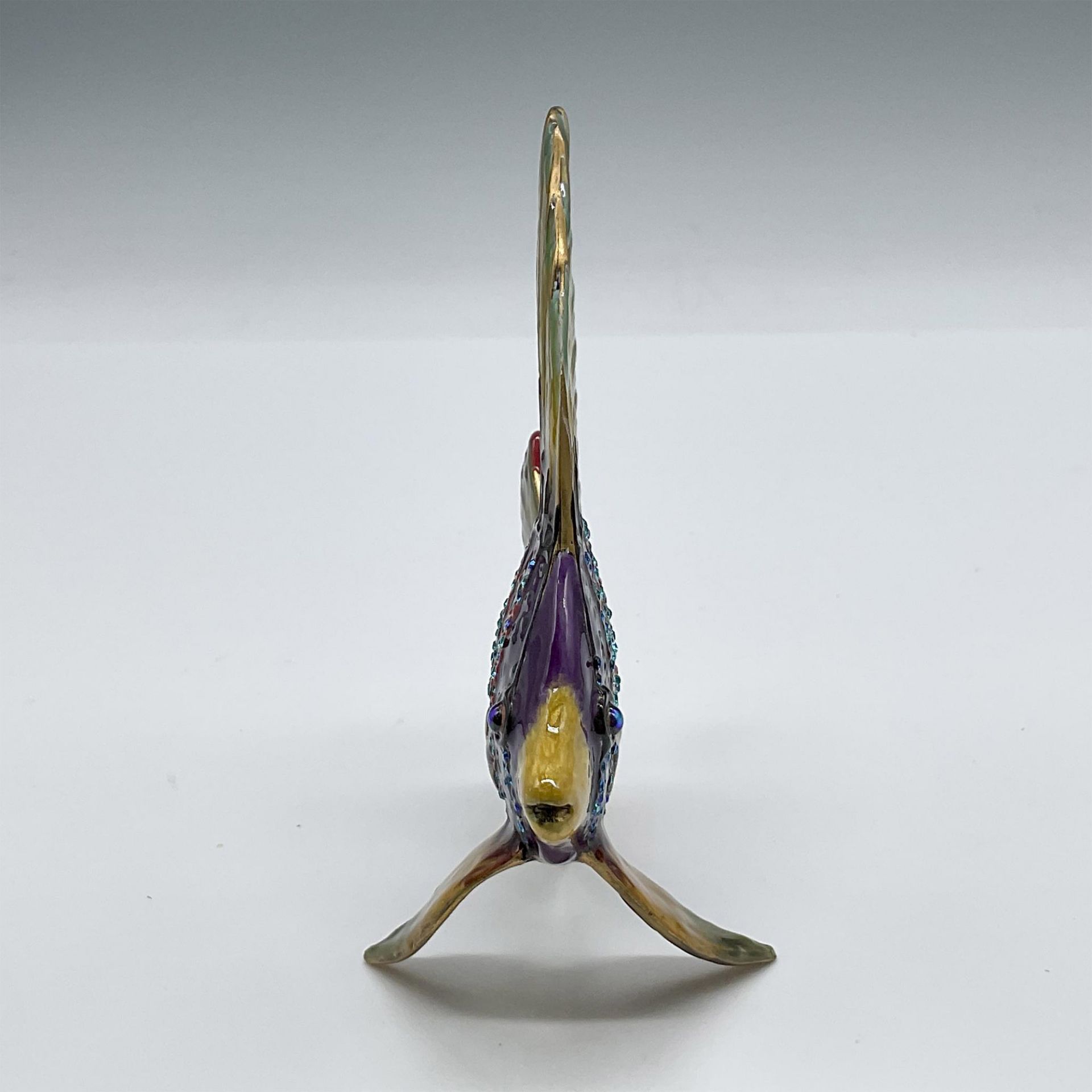Jay Strongwater and Swarovski Enamel and Crystal Fish Figurine - Image 3 of 4