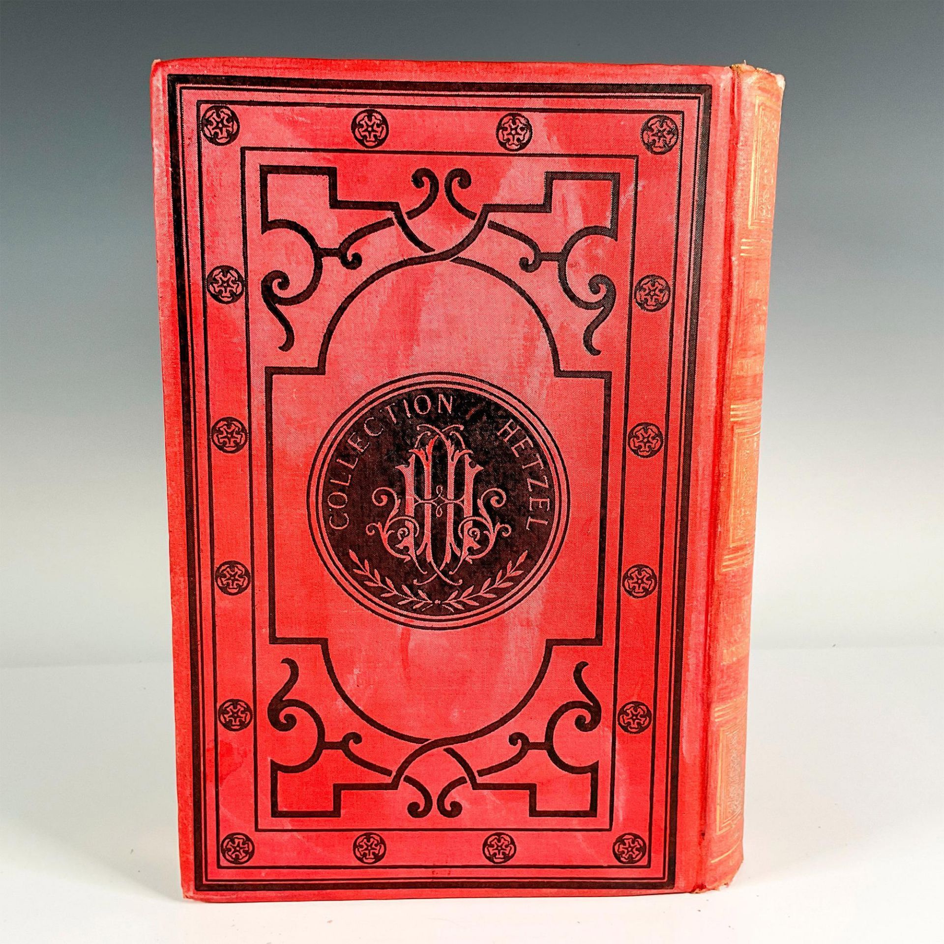 Jules Verne, L'ile Mysterieuse, A La Banniere, Red Cover - Bild 2 aus 4