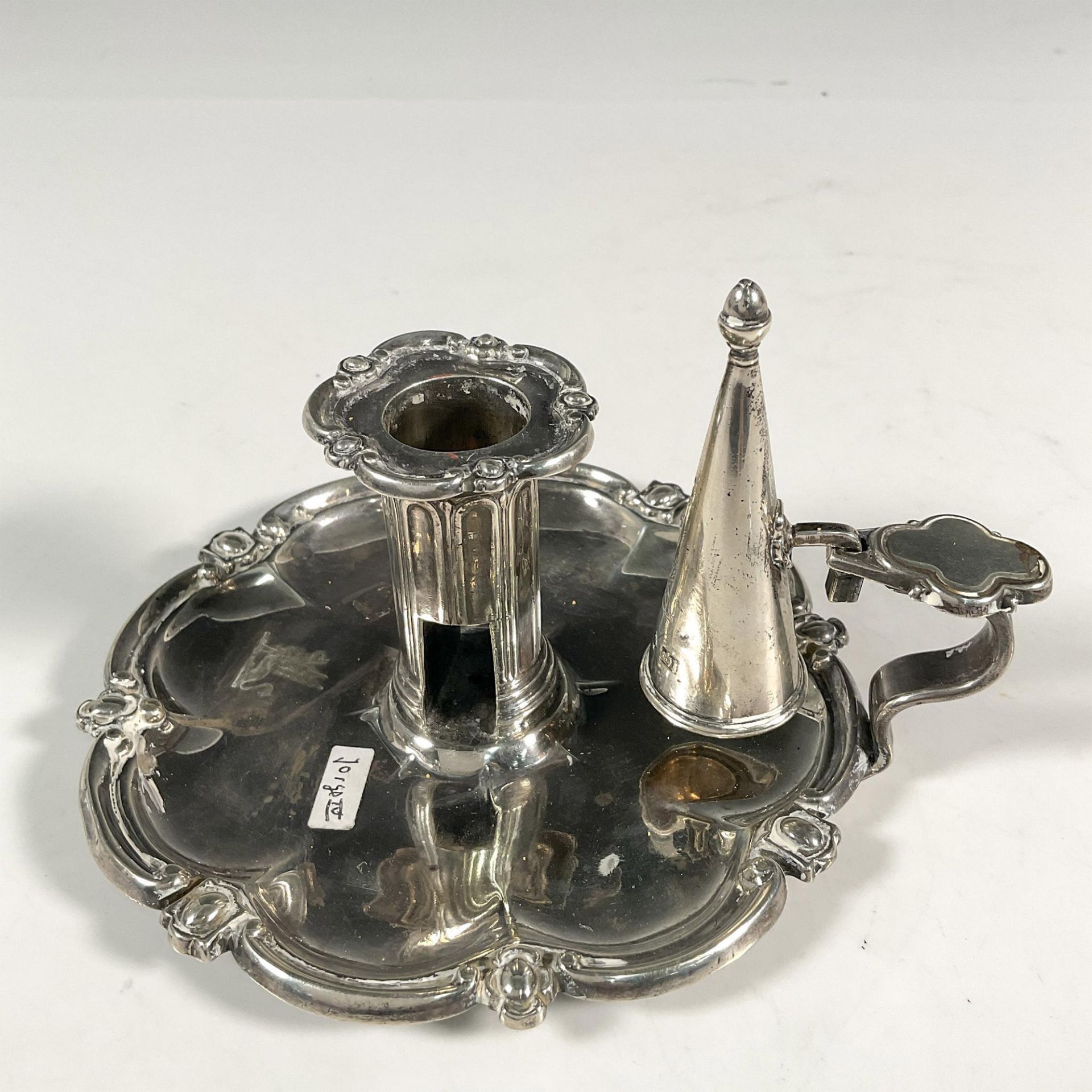 Henry Wilkinson and Co Victorian Silver Chamberstick - Image 3 of 5