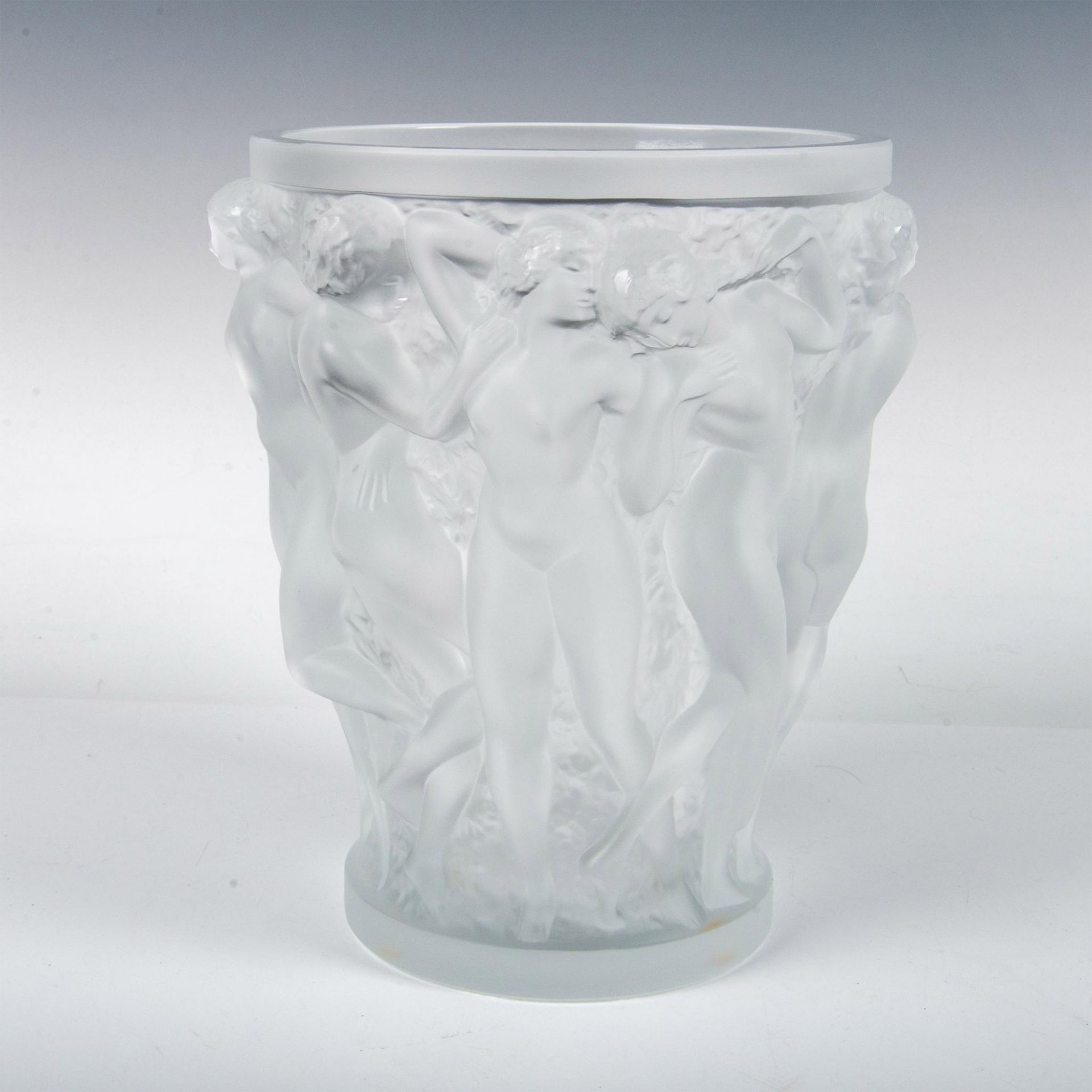 Lalique Crystal Bacchantes Vase - Image 3 of 4