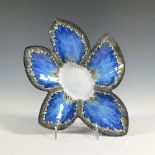 Signed Enamel J. Betourne Limoges 5-Pointed Centerpiece