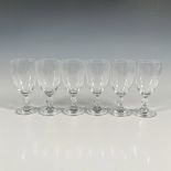 6pc Lalique Crystal Water Goblets, Frejus