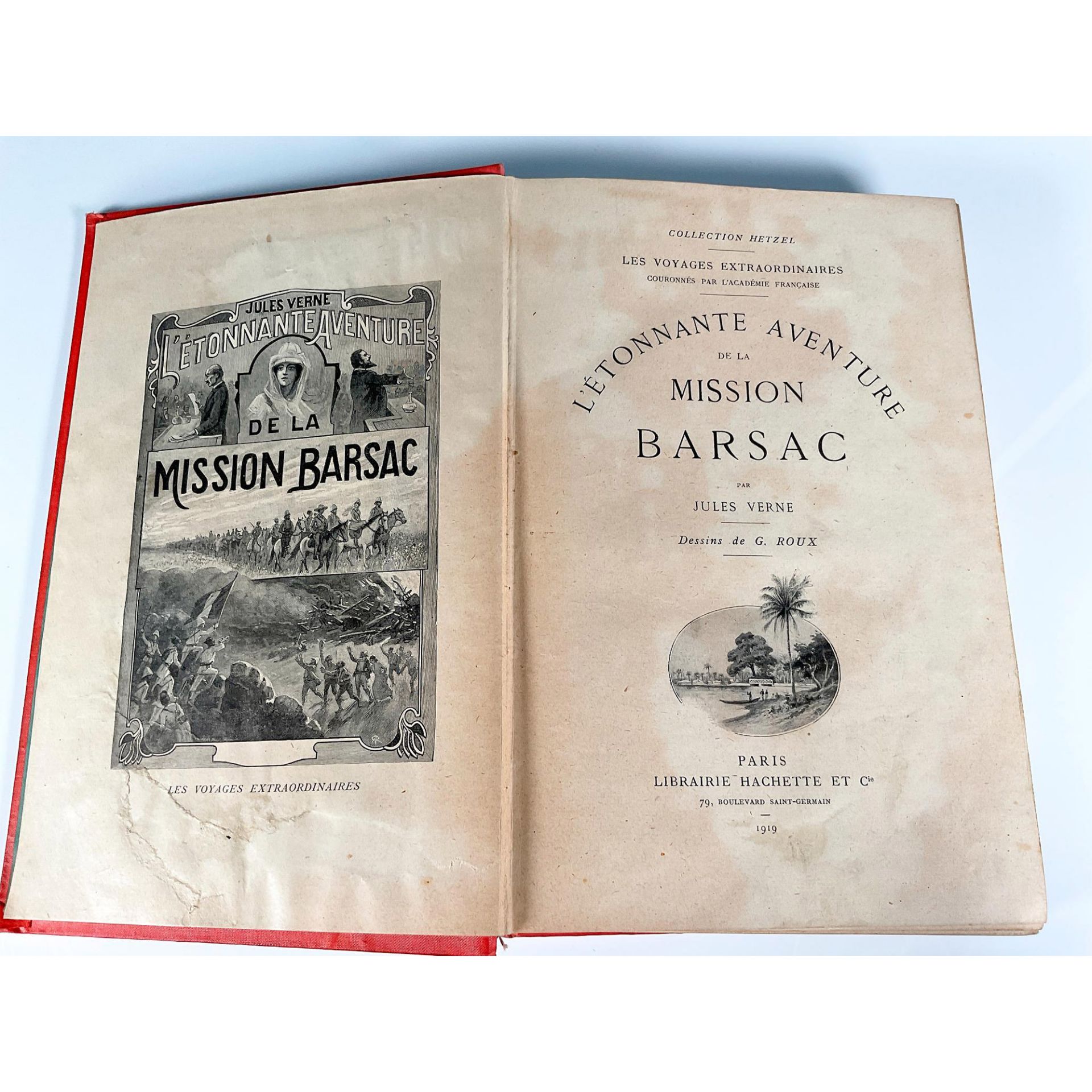 Jules Verne, La Mission Barsac, Un Elephant, Hachette & Cie - Image 3 of 4