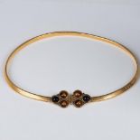 Vintage Accessocraft NYC Stretchy Gold Metal Belt