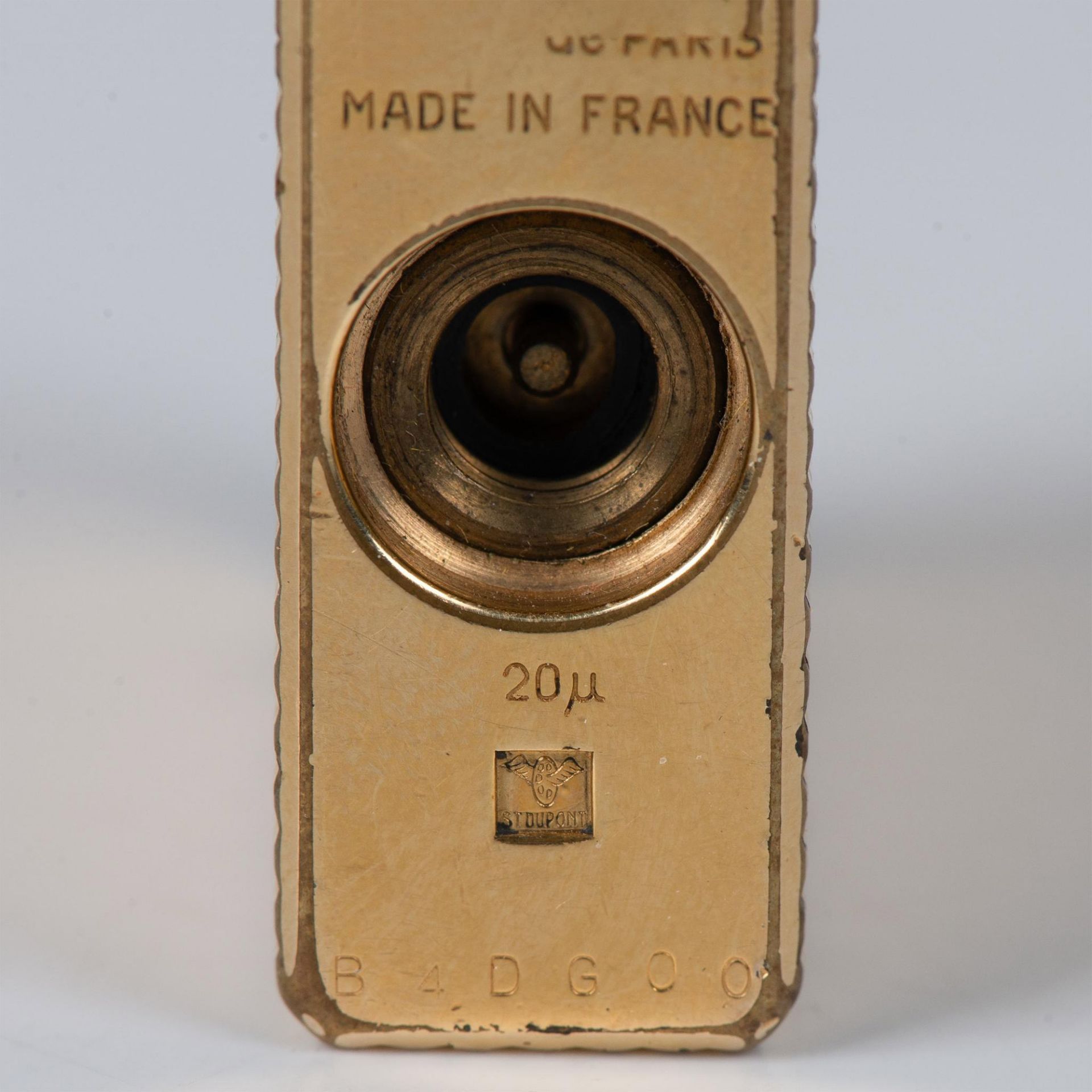 S.T. Dupont Vintage Gold Plated Diamond Head Pocket Lighter - Image 7 of 9