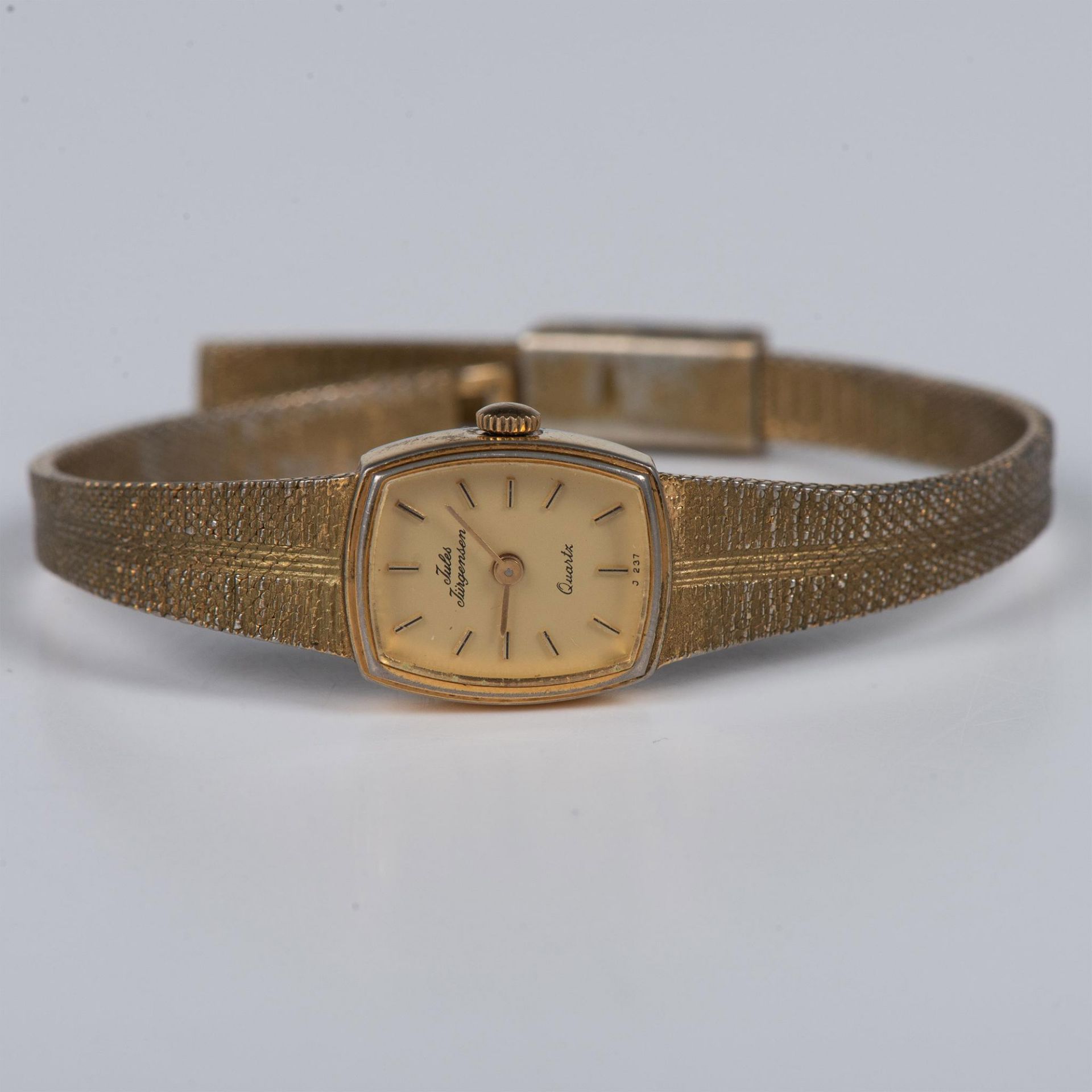 Vintage Jules Jurgensen Gold Metal Ladies Wristwatch - Image 2 of 7