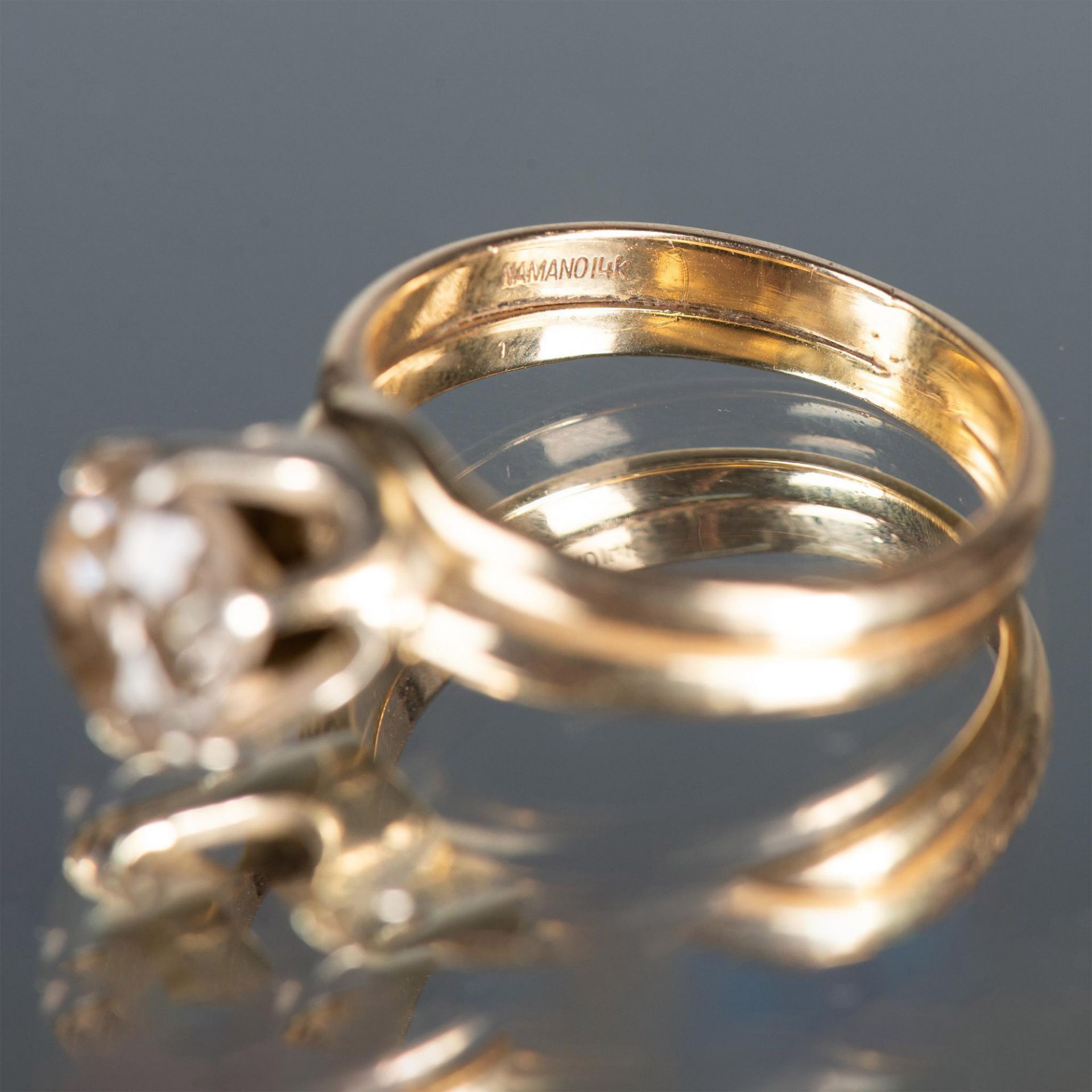 Stunning 3ct Diamond Ring in 14K Gold - Image 3 of 5