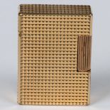 S.T. Dupont Vintage Gold Plated Diamond Head Pocket Lighter