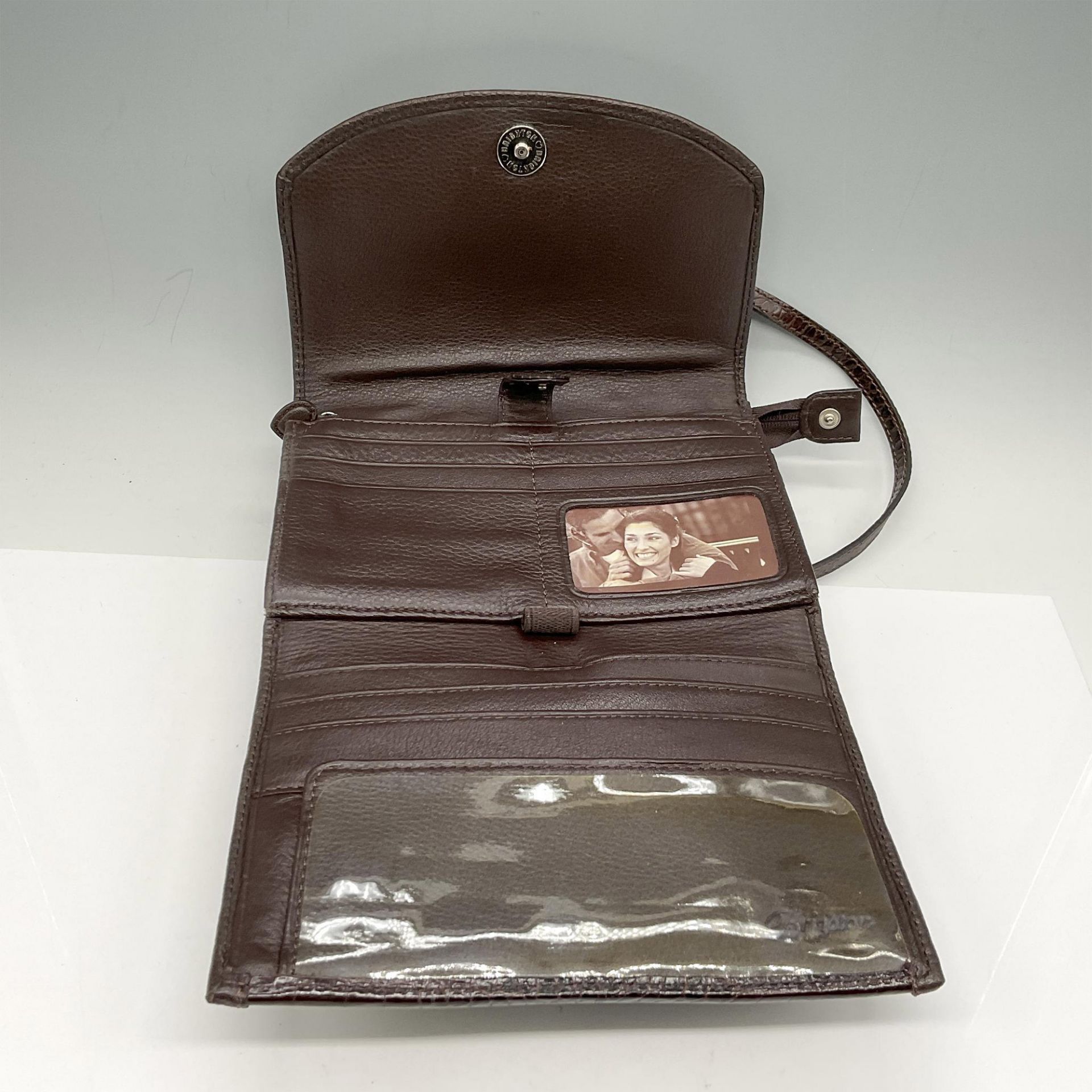 Brighton Denim and Leather Crossbody Bag - Image 3 of 4