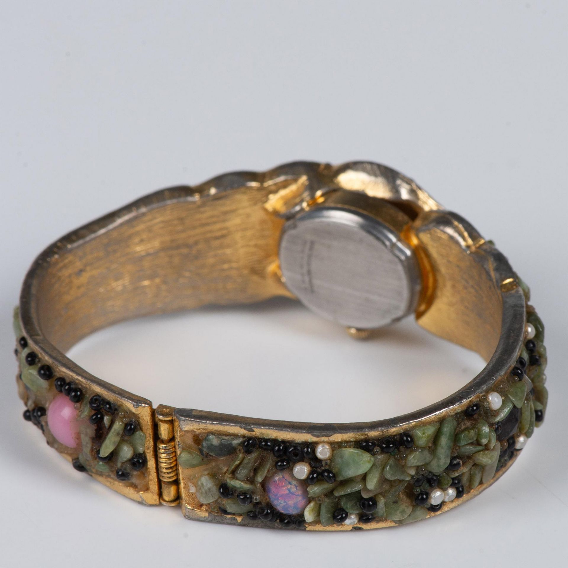 Pretty Pilgrim Jeweled Bracelet Wristwatch - Image 5 of 8