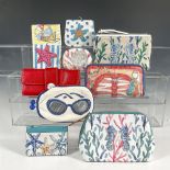 10pc Brighton Wallet and Organizer Grouping, Nautical