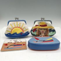 4pc Brighton Sun and Fun Coin Purses + Card Case