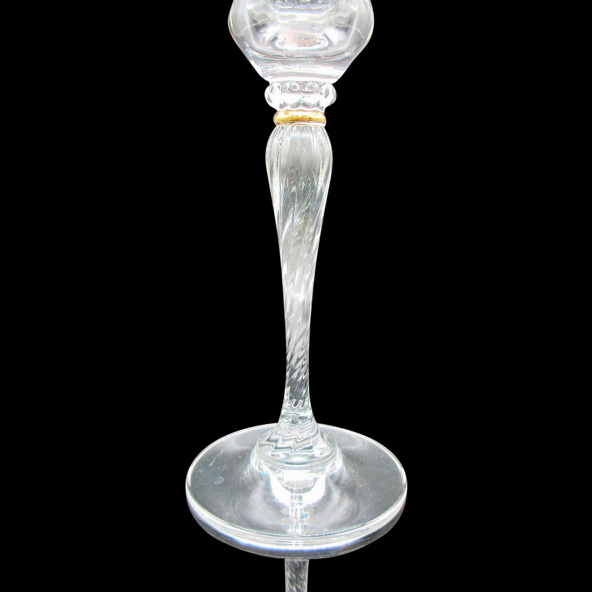 Mikasa Crystal Candle Holder - Image 2 of 3
