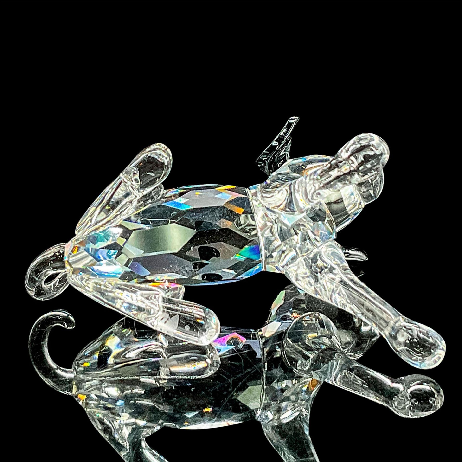 Swarovski Silver Crystal Figurine, Dalmatian Puppy Sitting - Image 4 of 5